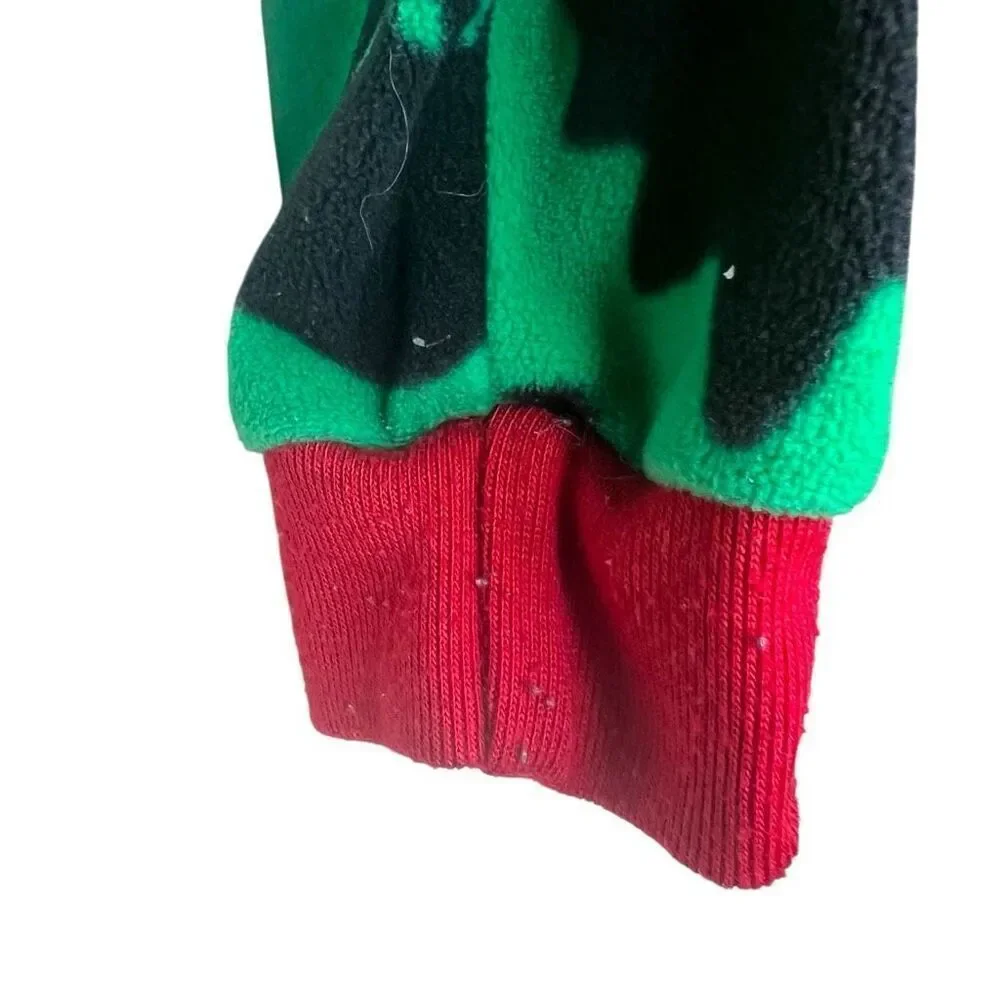 Bundle of 2 Carter’s Fleece Footed Pajamas Christmas Elf + Dino 3T